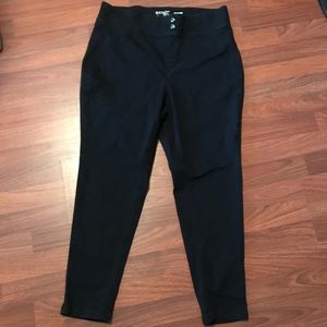0x / 14W Deep Black Stretchy Jeans